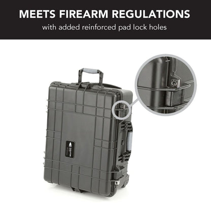 Evolution Gear HD Series Trolley Camera & Drone Hard Case 5520 - Black-Tactical Source LLC