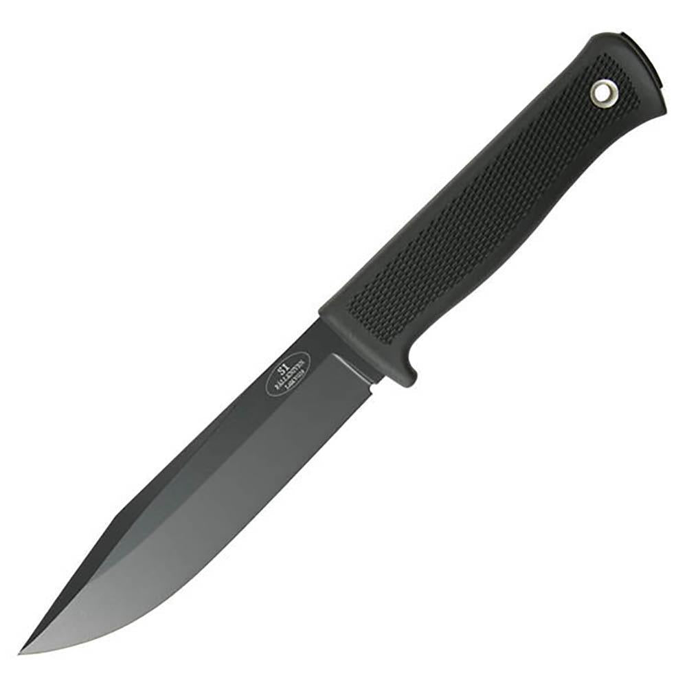 Fallkniven S1 Fine Edge Fixed Blade w/Leather Sheath Black-Tactical Source LLC