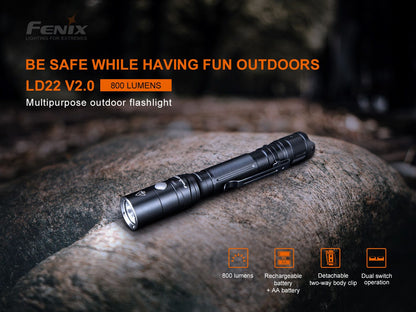 Fenix LD22 V2 Multi Use Flashlight-Tactical Source LLC