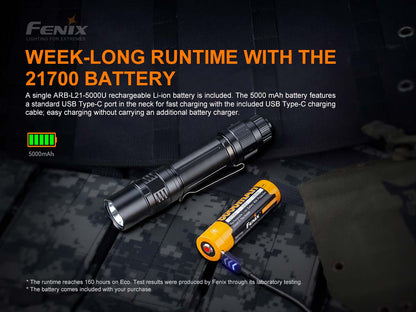 Fenix PD36 TAC 3000 Lumen Flashlight-Tactical Source LLC
