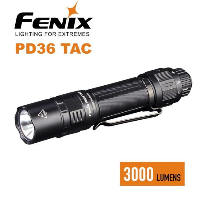 Fenix PD36 TAC 3000 Lumen Flashlight-Tactical Source LLC
