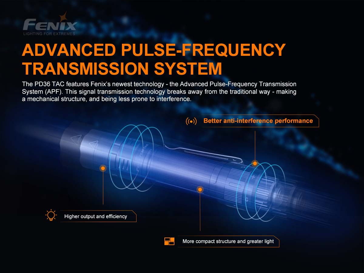 Fenix PD36 TAC 3000 Lumen Flashlight-Tactical Source LLC