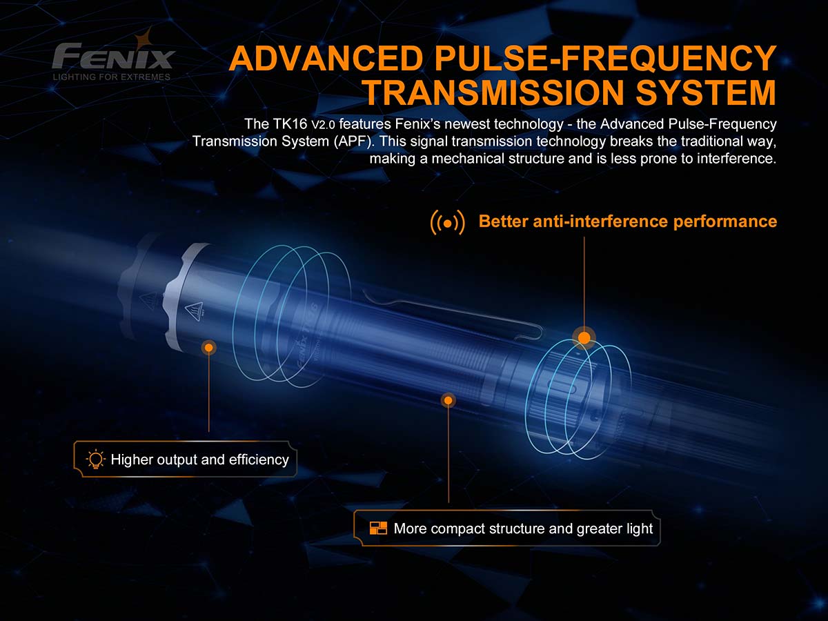 Fenix TK16 V2.0 Tactical Flashlight-Tactical Source LLC