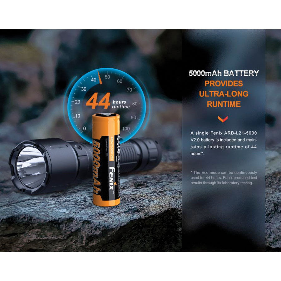 Fenix WF26R 3000 lumens 450m throw rechargeable torch with charging dock-Tactical Source LLC