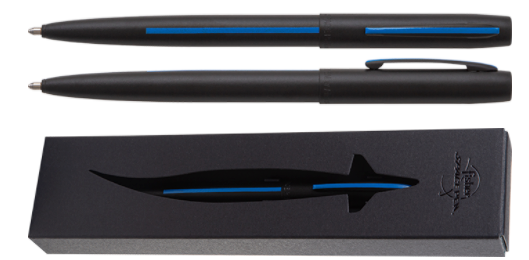 Fisher Space Pen M4BLEBL Non Reflective Matte Black Law Enforcement Cap-O-Matic Space Pen-Tactical Source LLC
