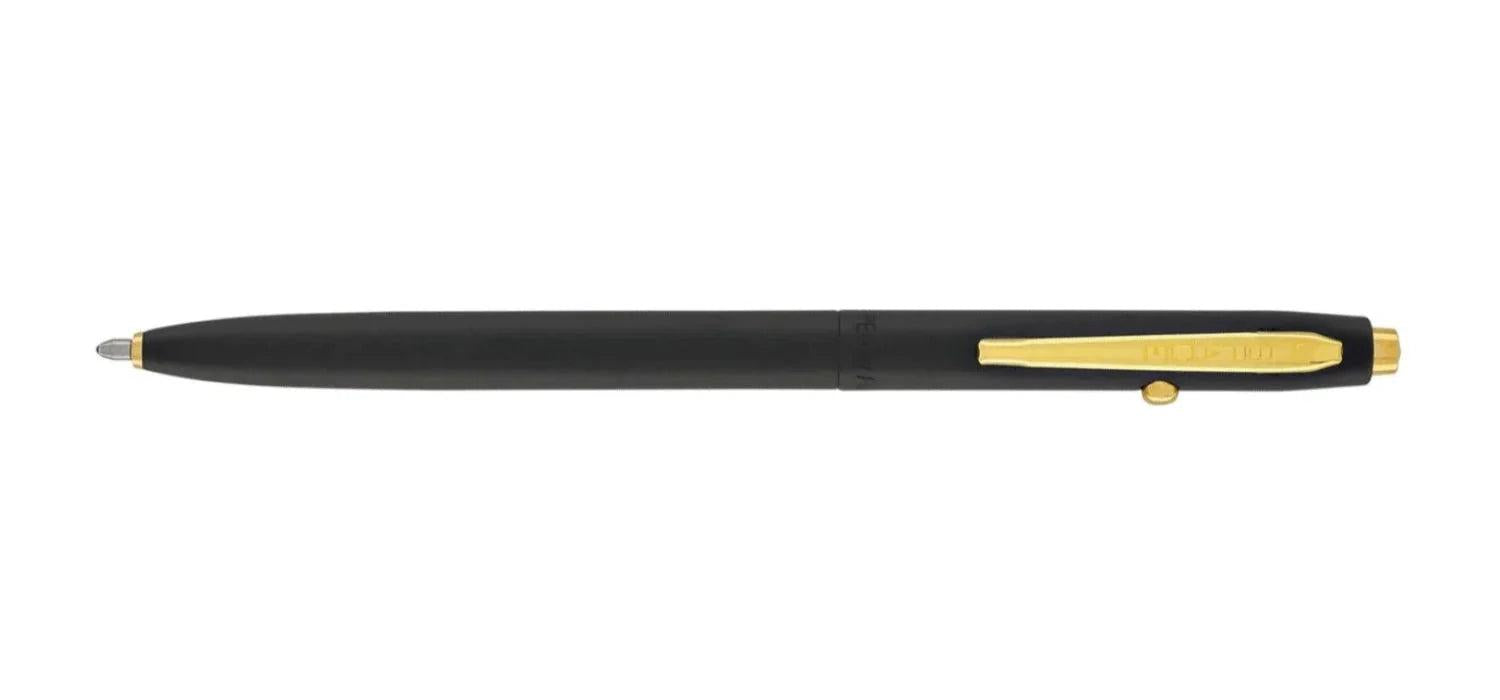 Fisher Space Pen Shuttle Series CH4B - Matte Black / Gold Trim-Tactical Source LLC