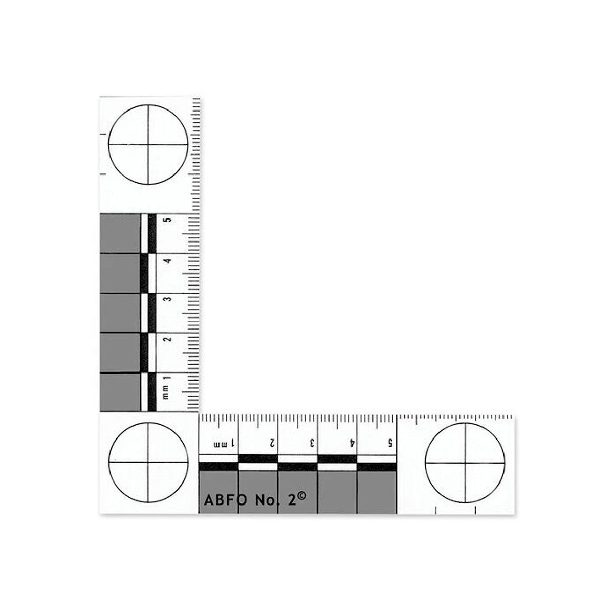 Forensics Source ABFO No. 2 Photomacrographic Scale-Tactical Source LLC