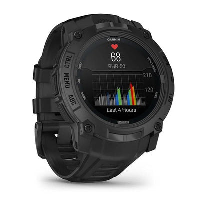 Garmin Instinct 3 Amoled Tactical Edition 50mm Black with Black Band-Tactical Source LLC