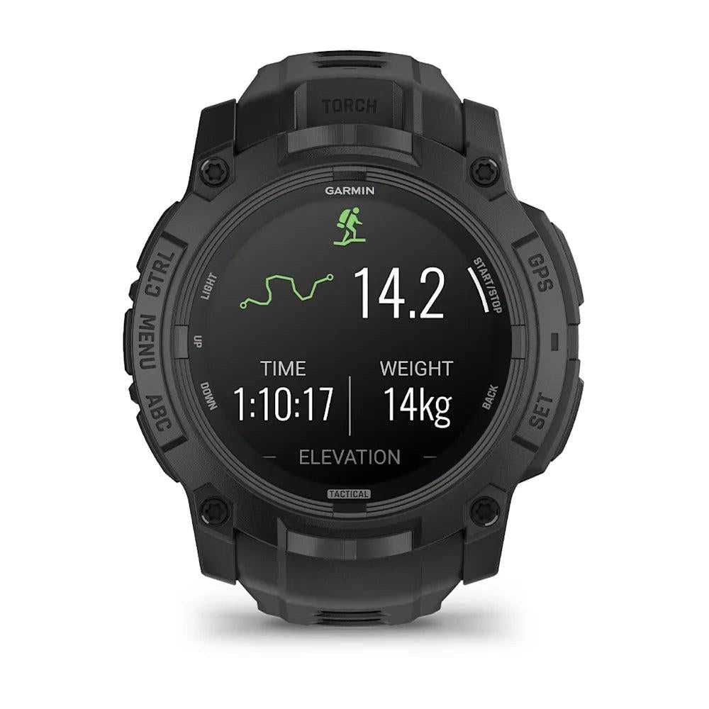 Garmin Instinct 3 Amoled Tactical Edition 50mm Black with Black Band-Tactical Source LLC