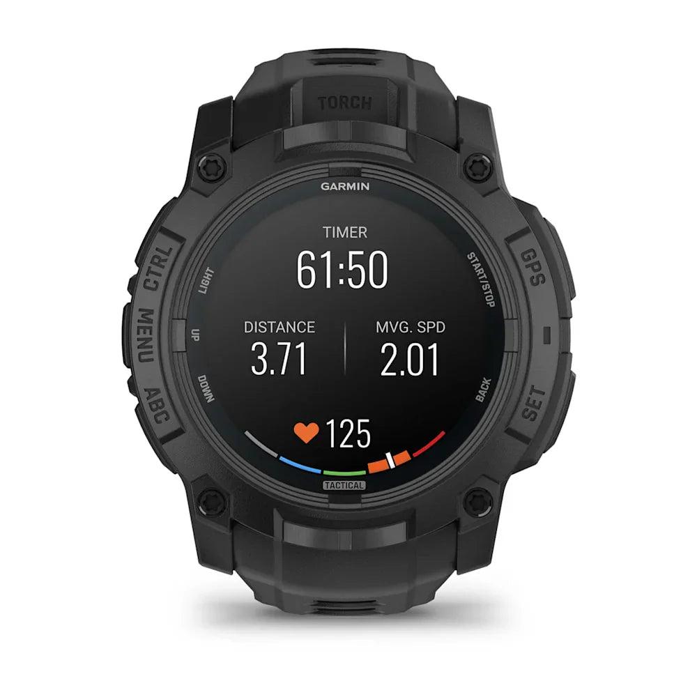 Garmin Instinct 3 Amoled Tactical Edition 50mm Black with Black Band-Tactical Source LLC