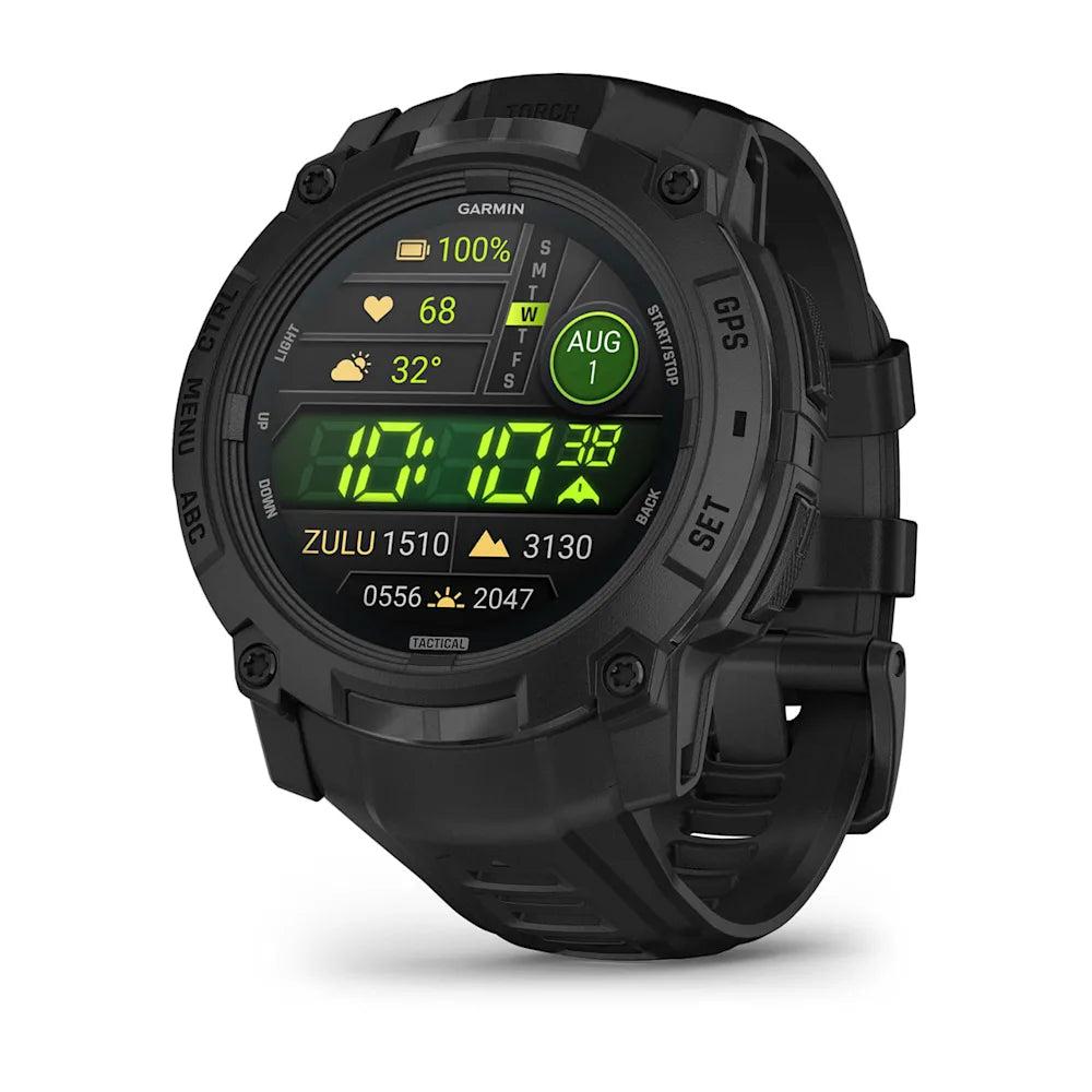 Garmin Instinct 3 Amoled Tactical Edition 50mm Black with Black Band-Tactical Source LLC