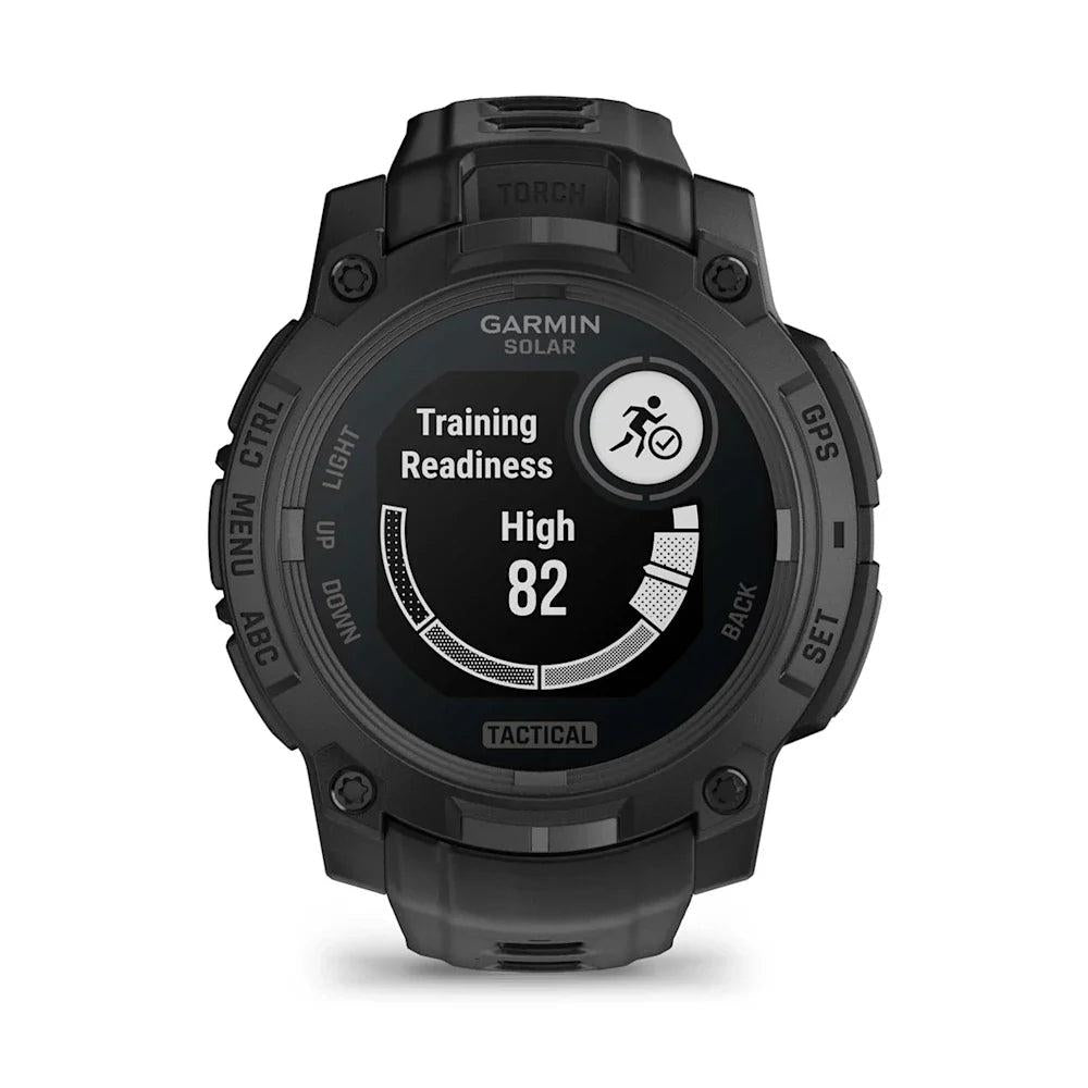 Garmin Instinct 3 Solar Tactical Edition Black with Black Band-Tactical Source LLC