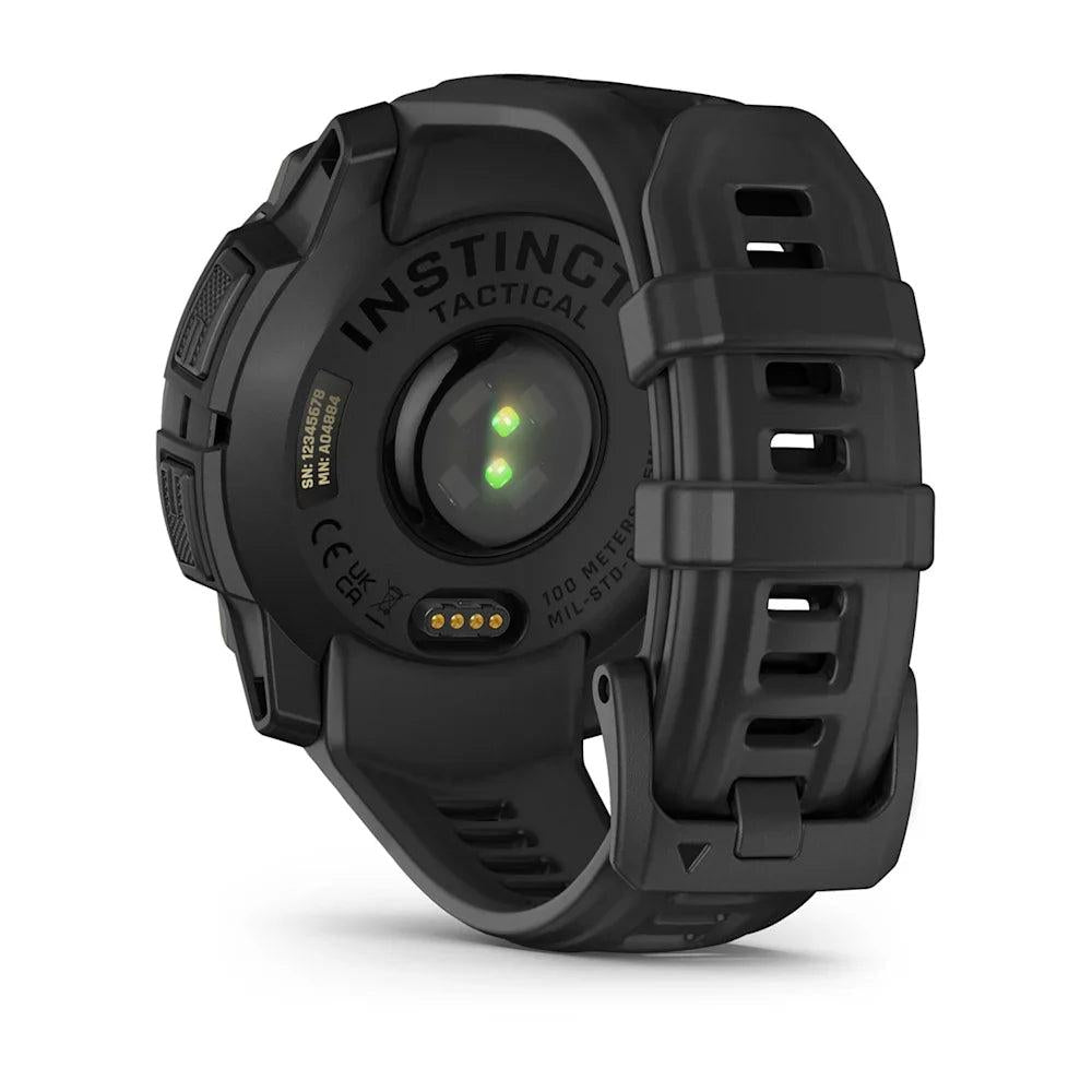 Garmin Instinct 3 Solar Tactical Edition Black with Black Band-Tactical Source LLC