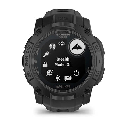 Garmin Instinct 3 Solar Tactical Edition Black with Black Band-Tactical Source LLC