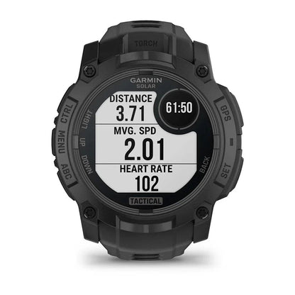 Garmin Instinct 3 Solar Tactical Edition Black with Black Band-Tactical Source LLC