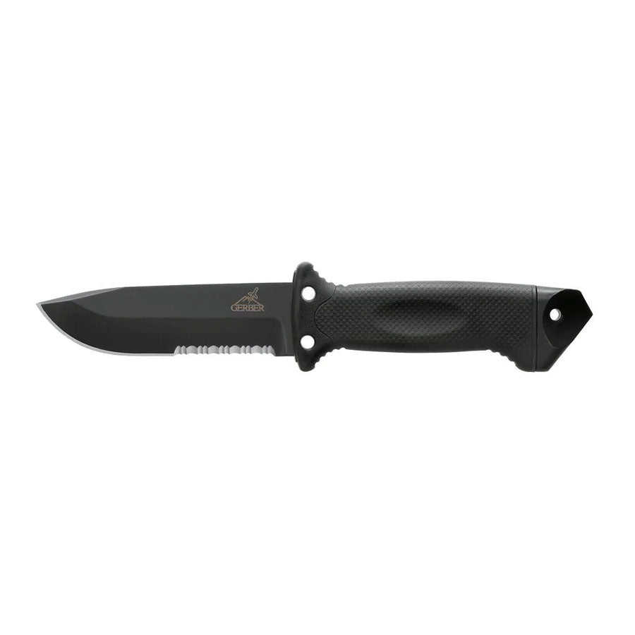 Gerber LMF II Infantry Serrated Fixed Knife Black-Tactical Source LLC