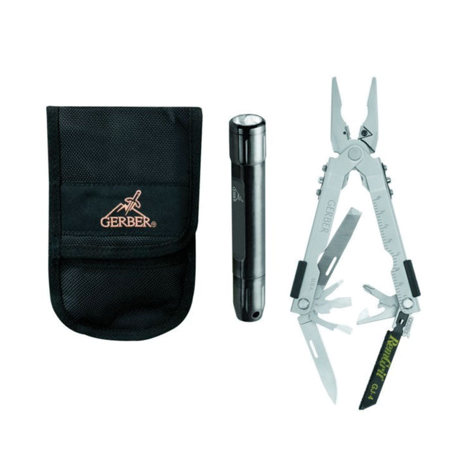 Gerber Maintenance Kit Multi-Plier 600 and Firecracker Flashlight Combo-Tactical Source LLC