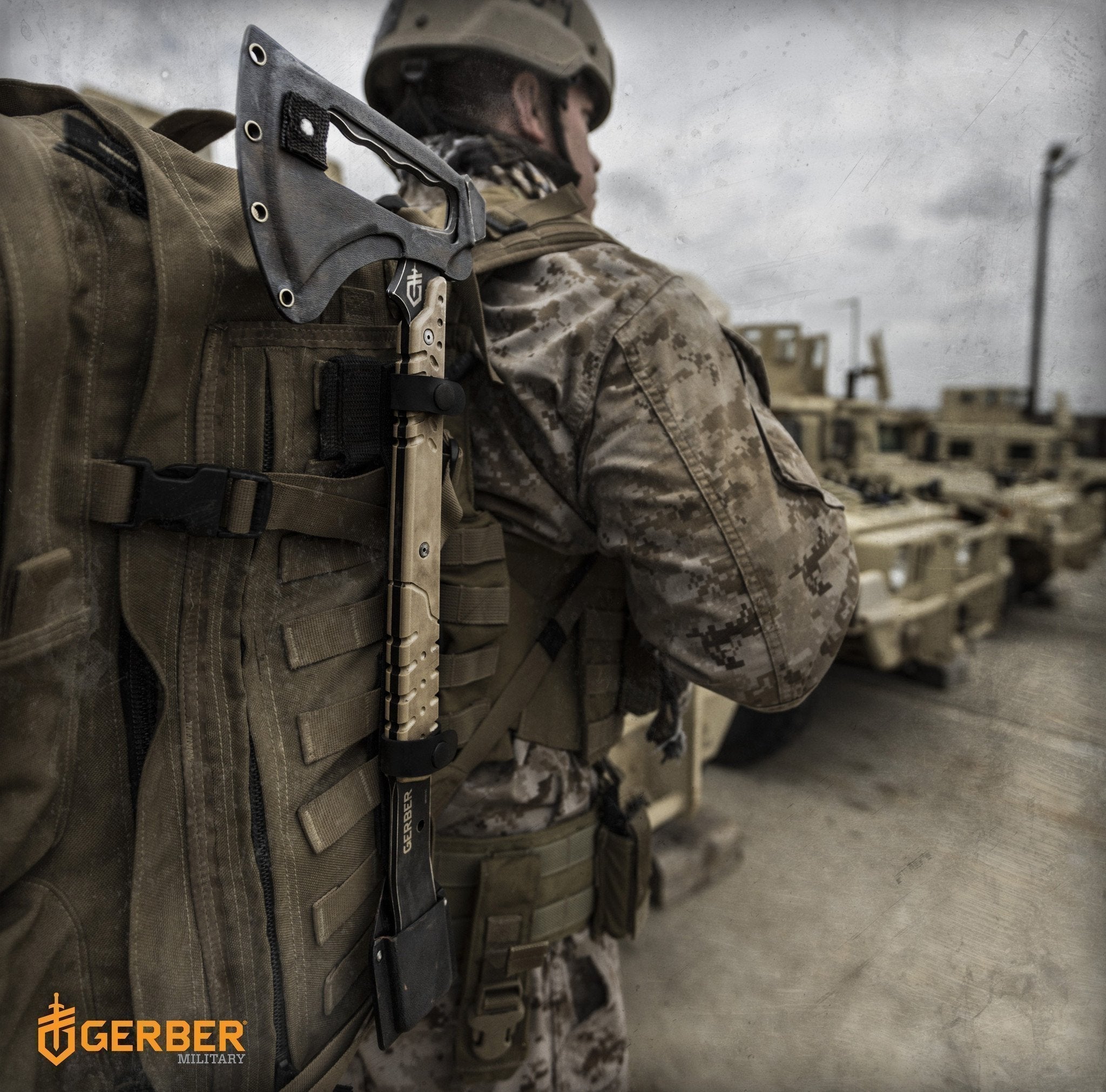 Gerber Tactical Downrange Tomahawk and Pry Bar Entry Tool-Tactical Source LLC