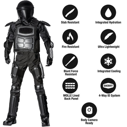 Haven Gear Patrol Riot Suit Black-Tactical Source LLC
