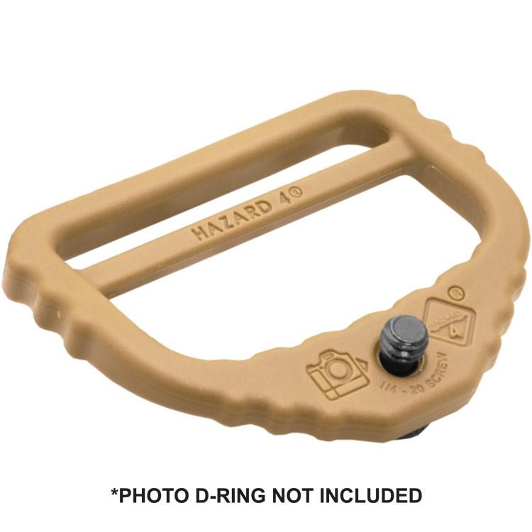 Hazard 4 1/4"-20 Knurled Slotted Camera Mount Screw-Tactical Source LLC