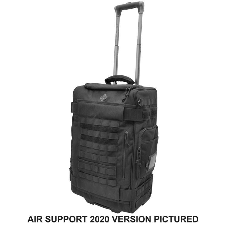 Hazard 4 Air Support V.2020 Rugged Rolling Carry-On Luggage Black-Tactical Source LLC
