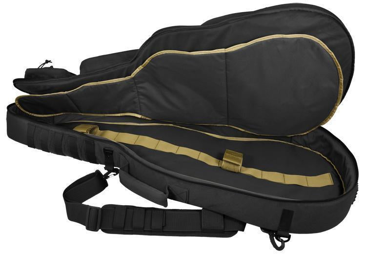 Hazard 4 BattleAxe Guitar Shaped Padded Rifle Case Black-Tactical Source LLC