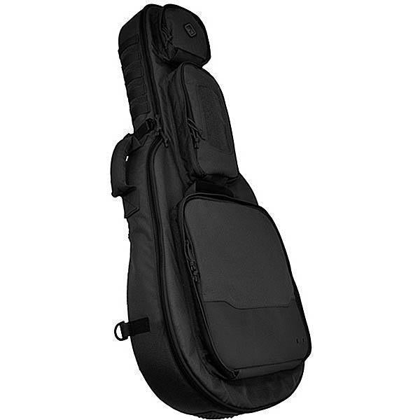 Hazard 4 BattleAxe Guitar Shaped Padded Rifle Case Black-Tactical Source LLC