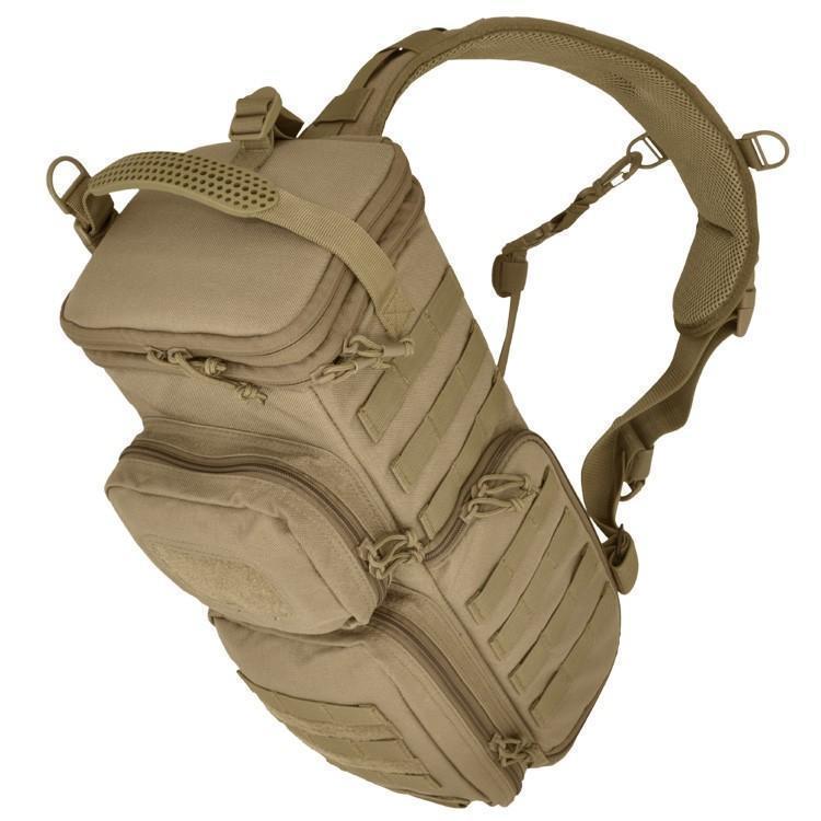 Hazard 4 Evac Photo Recon Tactical Optics Sling Pack Coyote-Tactical Source LLC