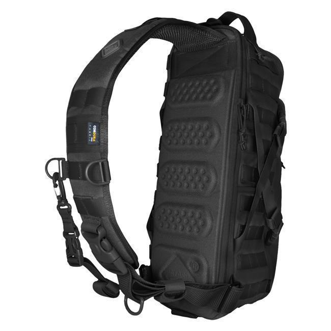 Hazard 4 Evac Plan-B Front/Back Modular Sling Pack Black-Tactical Source LLC