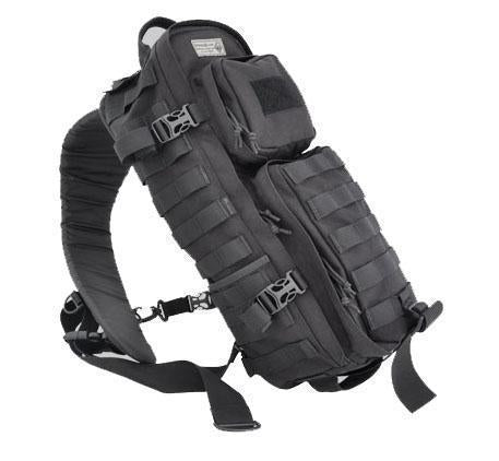 Hazard 4 Evac Plan-B Front/Back Modular Sling Pack Black-Tactical Source LLC