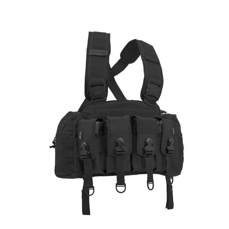 Hazard 4 Frontline Assault Rifle Loadout Chest Rig Black-Tactical Source LLC