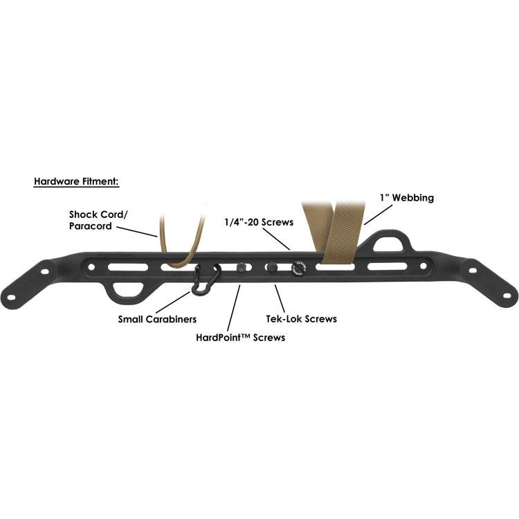 Hazard 4 HardPoint Gear Rail (Pack of 2)-Tactical Source LLC