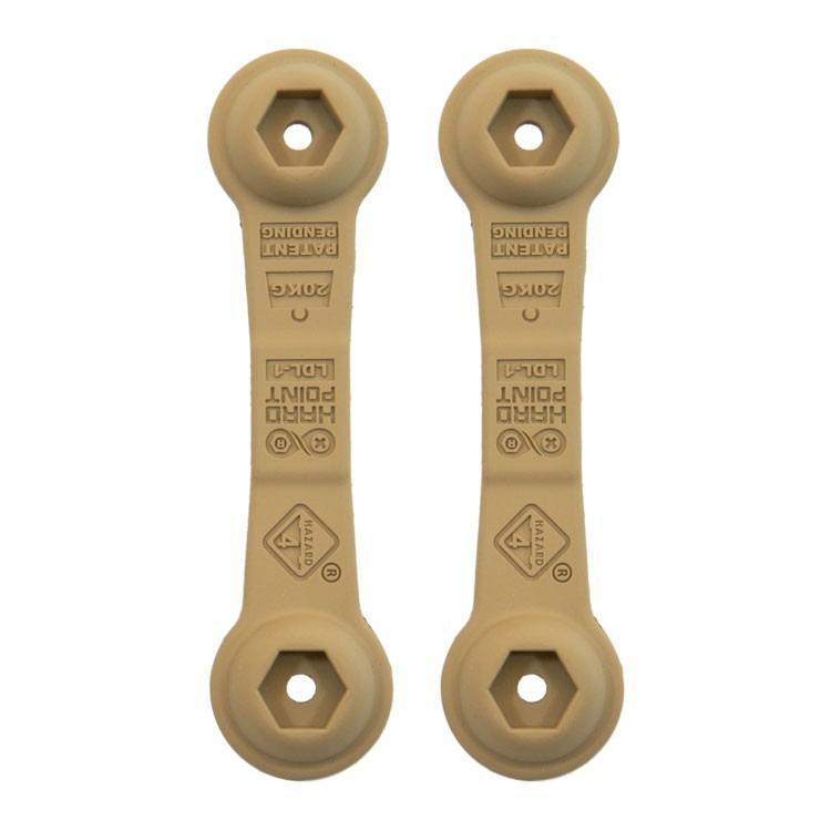 Hazard 4 HardPoint LDL-1 Light Duty Loop 1 Pack of 2 Coyote-Tactical Source LLC