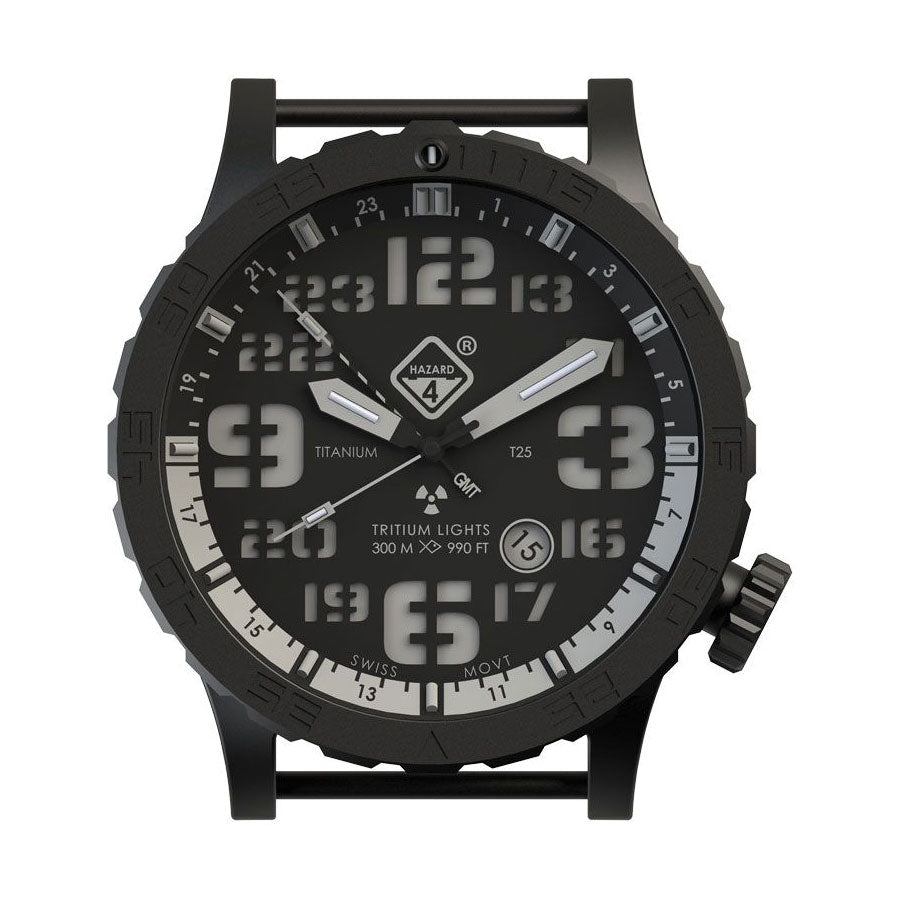 Hazard 4 HeavyWaterDiver Nightwatch White GMT Black-Tactical Source LLC