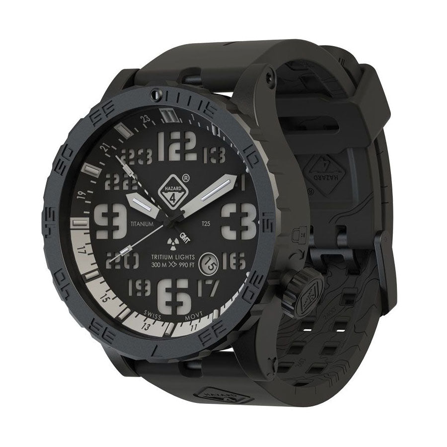 Hazard 4 HeavyWaterDiver Nightwatch White GMT Black-Tactical Source LLC