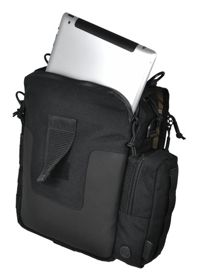 Hazard 4 Kato iPad/Tablet Mini-Messenger Bag w/ MOLLE Black-Tactical Source LLC