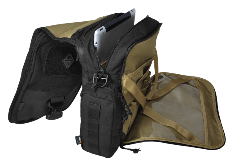 Hazard 4 Kato iPad/Tablet Mini-Messenger Bag w/ MOLLE Black-Tactical Source LLC