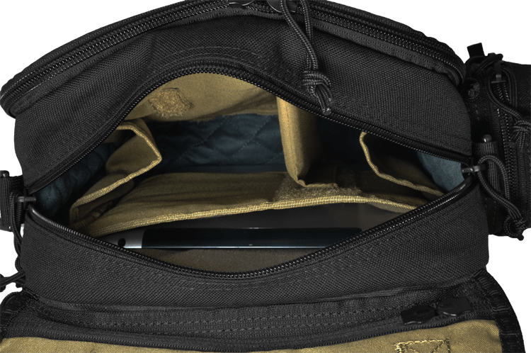 Hazard 4 Kato iPad/Tablet Mini-Messenger Bag w/ MOLLE Black-Tactical Source LLC