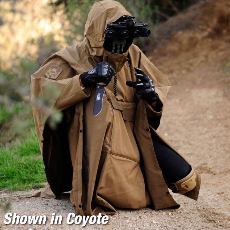 Hazard 4 Poncho Villa 2020 Version Technical Soft-Shell Poncho Navy Blue-Tactical Source LLC