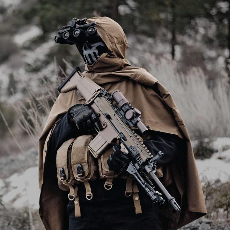 Hazard 4 Poncho Villa 2020 Version Technical Soft-Shell Poncho Navy Blue-Tactical Source LLC
