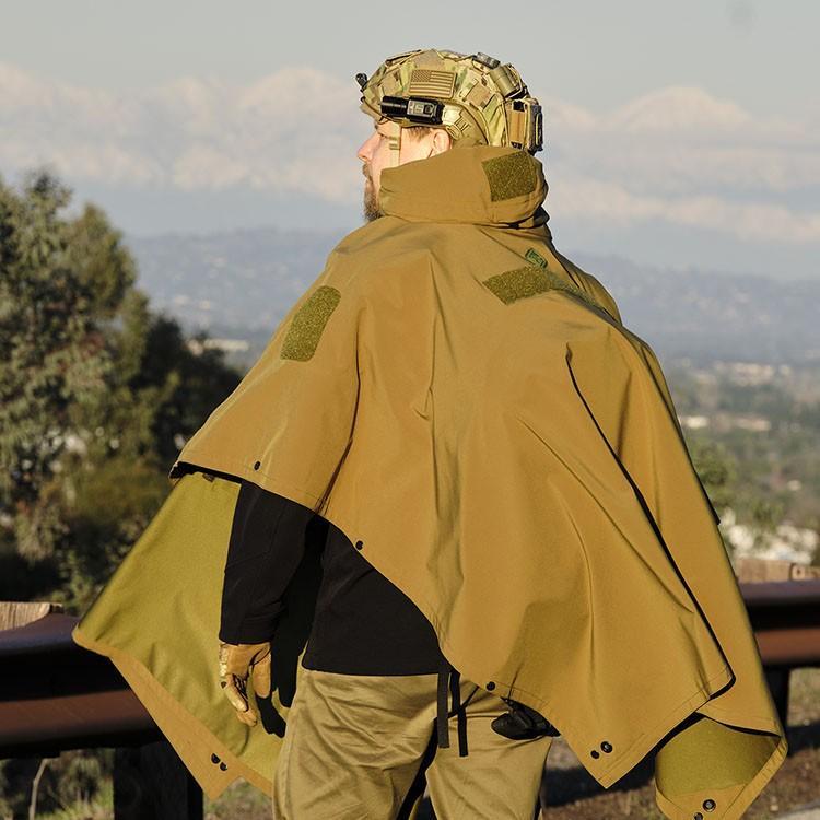 Hazard 4 Poncho Villa 2020 Version Technical Soft-Shell Poncho Navy Blue-Tactical Source LLC