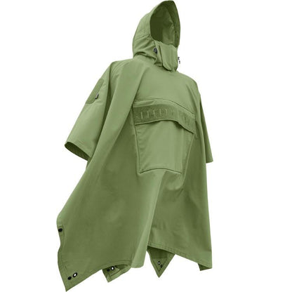 Hazard 4 Poncho Villa 2020 Version Technical Soft-Shell Poncho OD Green-Tactical Source LLC