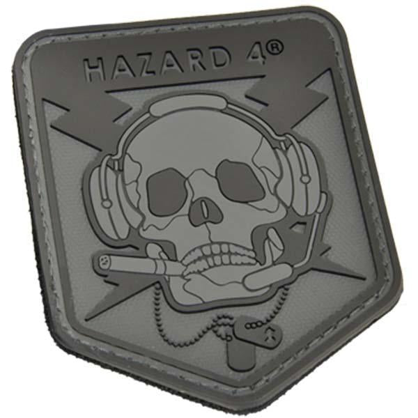 Hazard 4 Special Ops Skull Patch Black-Tactical Source LLC