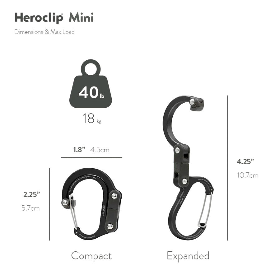Heroclip Gear Aid Heroclip Mini-Tactical Source LLC
