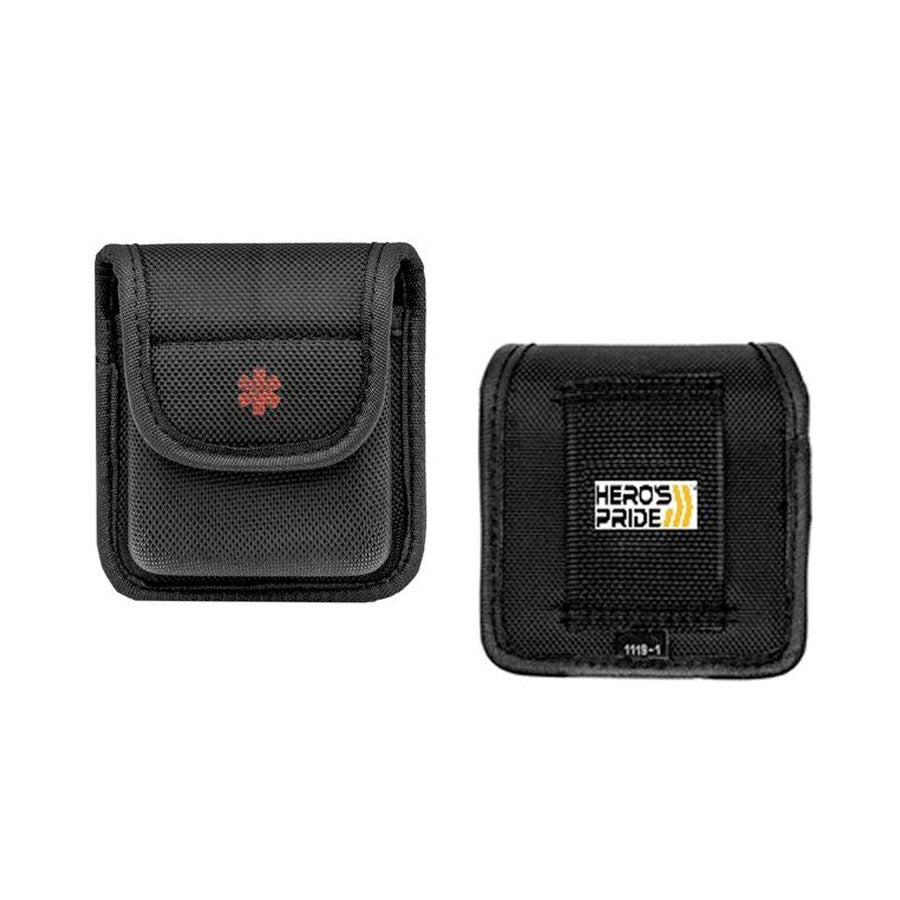 Hero's Pride Ballistic NARCAN Nasal Spray Case with Hidden Snap Plain Black-Tactical Source LLC