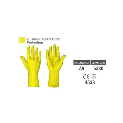 HexArmor Hercules 400R6E SuperFabric Heavy Duty Gloves-Tactical Source LLC