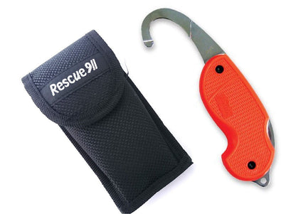 Hoffman Design Rescue 911 Tool Orange Handle With Sheath-Tactical Source LLC