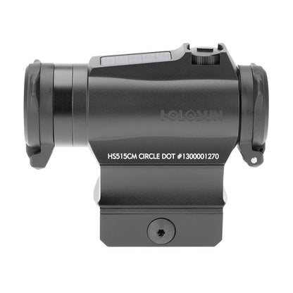 Holosun Micro Sight Green/Red Dot with Solar Panel HE515CM-GR/HS515CM-Tactical Source LLC