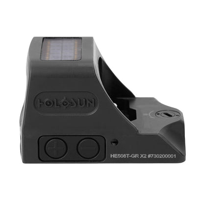 Holosun Miniature Reflex Handgun Sight with Solar Power Titanum HE508T-GR X2-Tactical Source LLC
