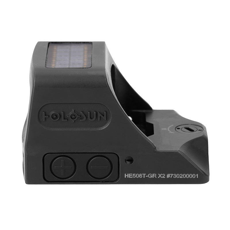 Holosun Miniature Reflex Handgun Sight with Solar Power Titanum HE508T-GR X2-Tactical Source LLC